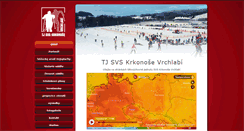 Desktop Screenshot of krkonose-vrchlabi.cz