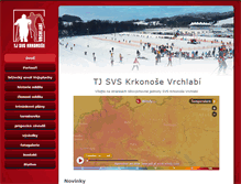 Tablet Screenshot of krkonose-vrchlabi.cz